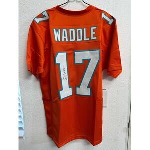 Jaylen Waddle XL Miami Dolphins Jersey Custom Signed with JSA Certification